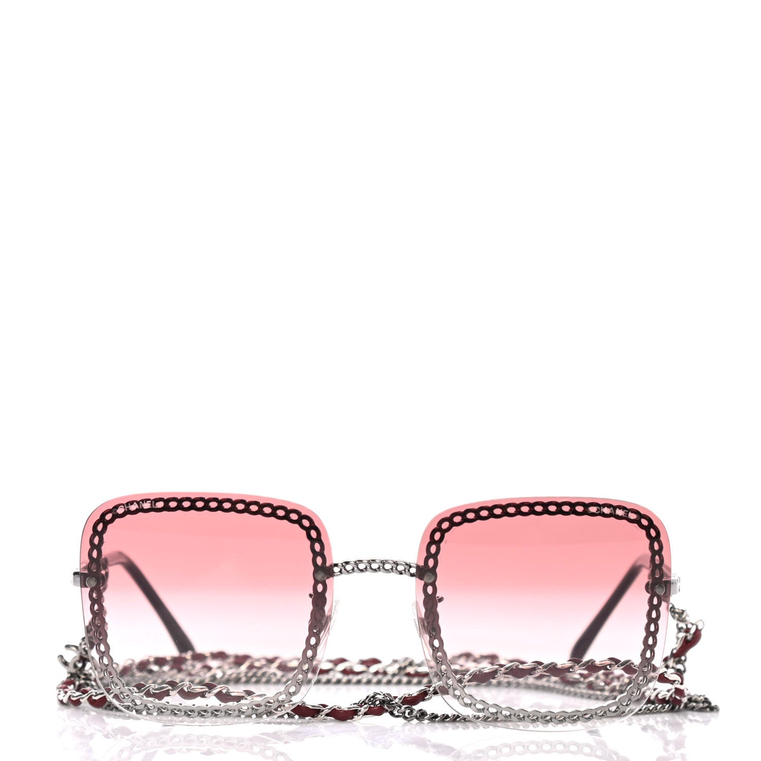 Chanel Chain Square Sunglasses 4244 Pink 2 of 5