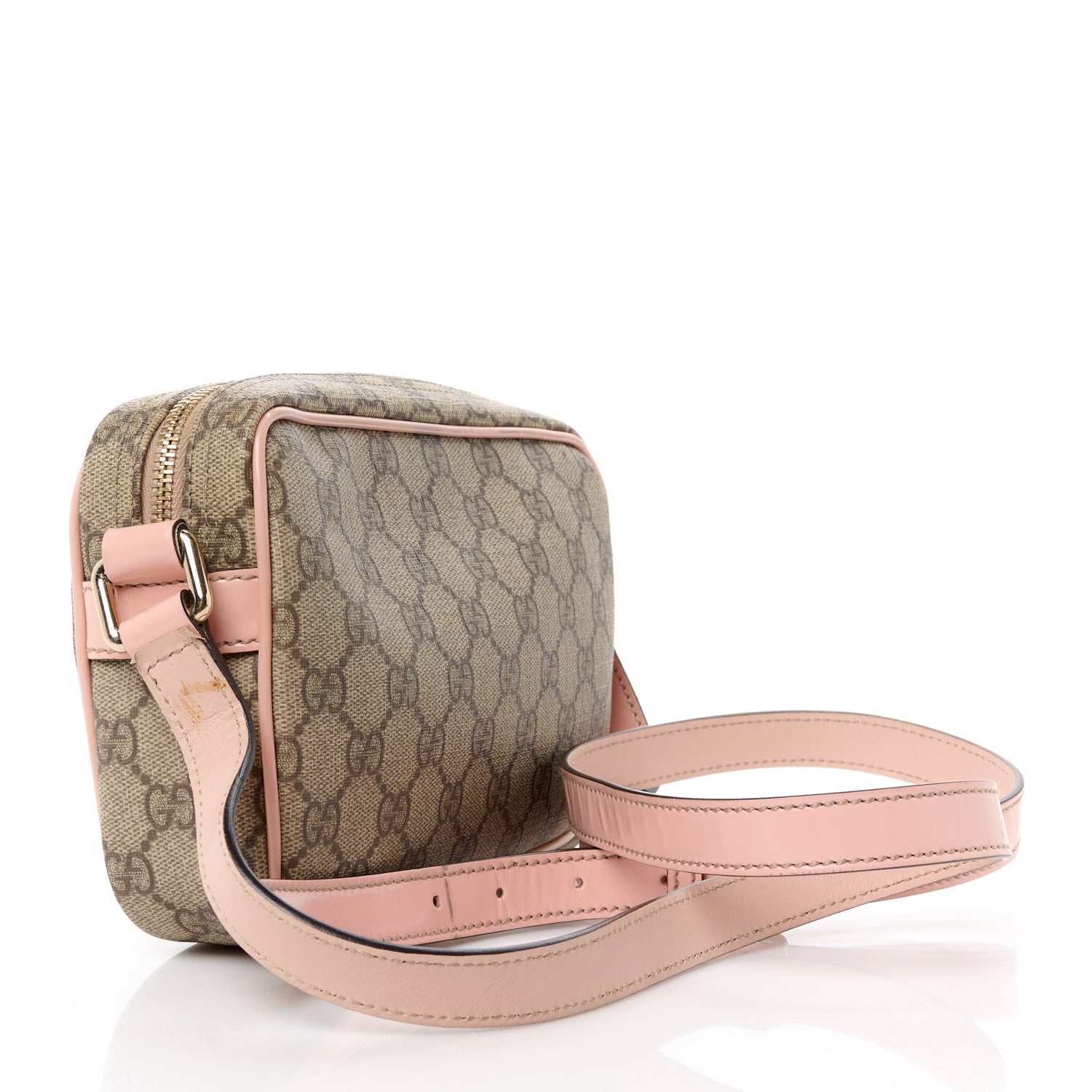 Gucci GG Plus Monogram Small Shoulder Bag Pink 3 of 13