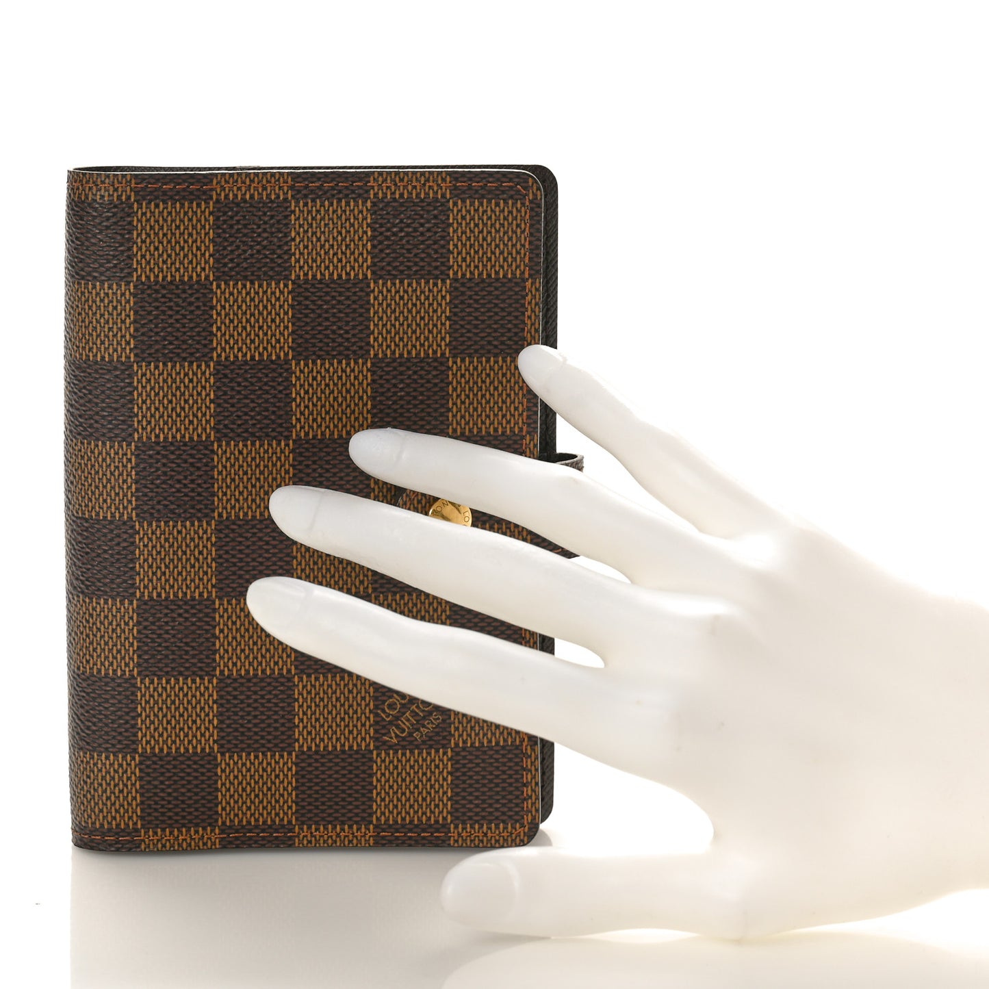 Damier Ebene Small Ring Agenda Cover