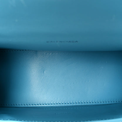 Balenciaga Strass Suede Hourglass Top Handle Bag XS Light Blue 5 of 11