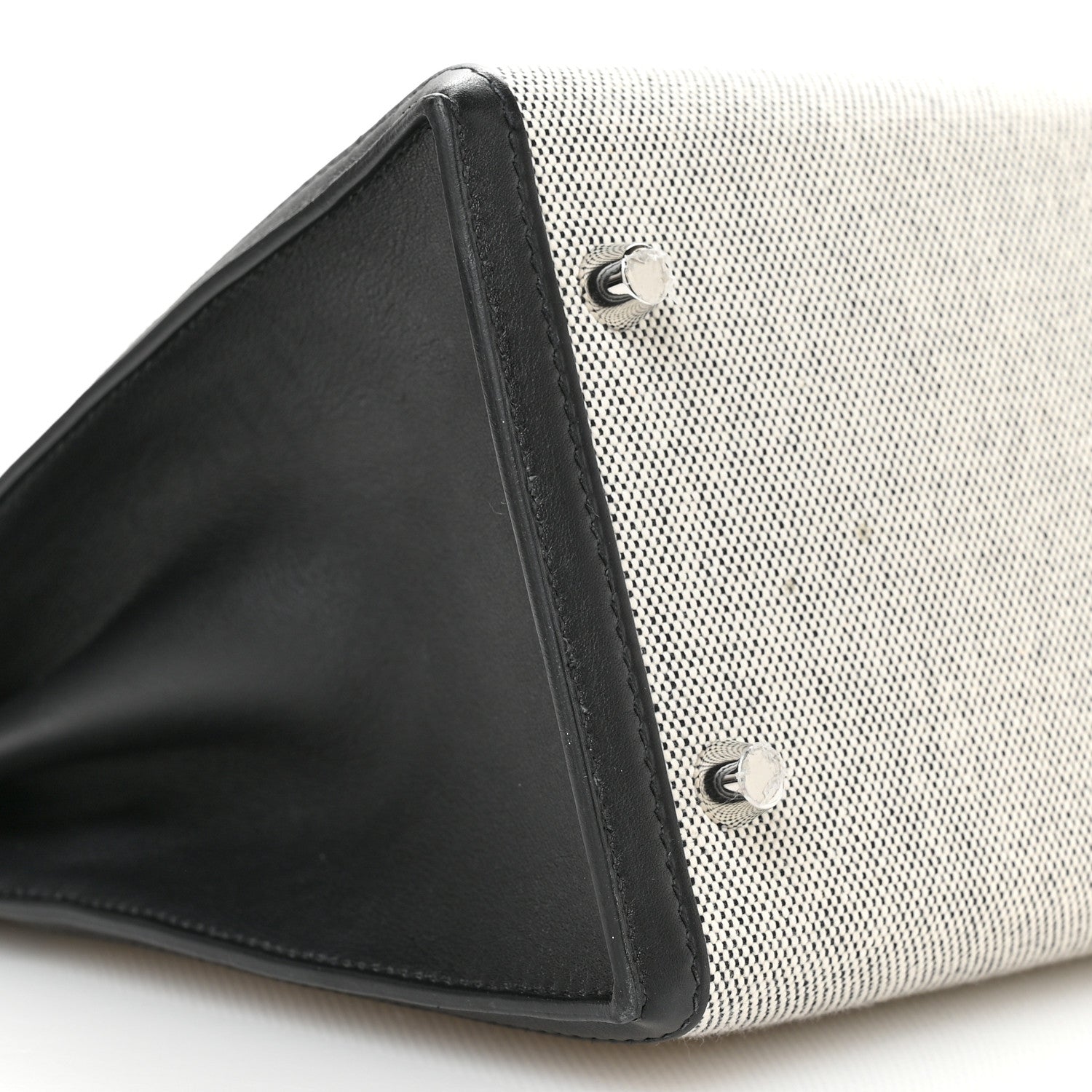 Hermes Toile Swift Kelly Sellier 28 Ecru Black 9 of 11