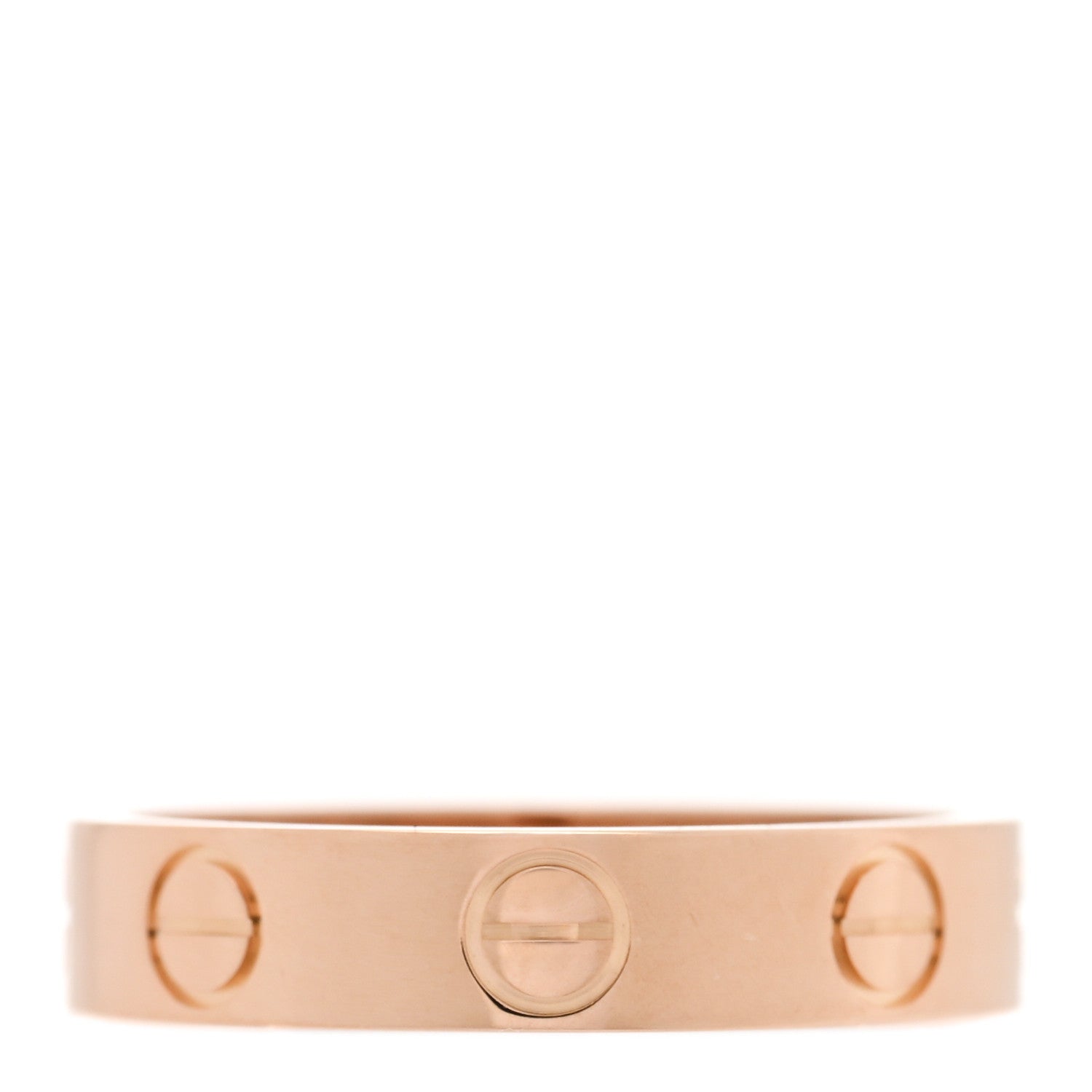 Cartier 18K Pink Gold 3.5mm LOVE Wedding Band Ring 47 4.25 1 of 4