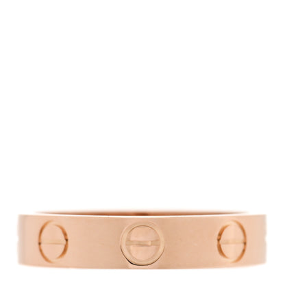 Cartier 18K Pink Gold 3.5mm LOVE Wedding Band Ring 47 4.25 1 of 4