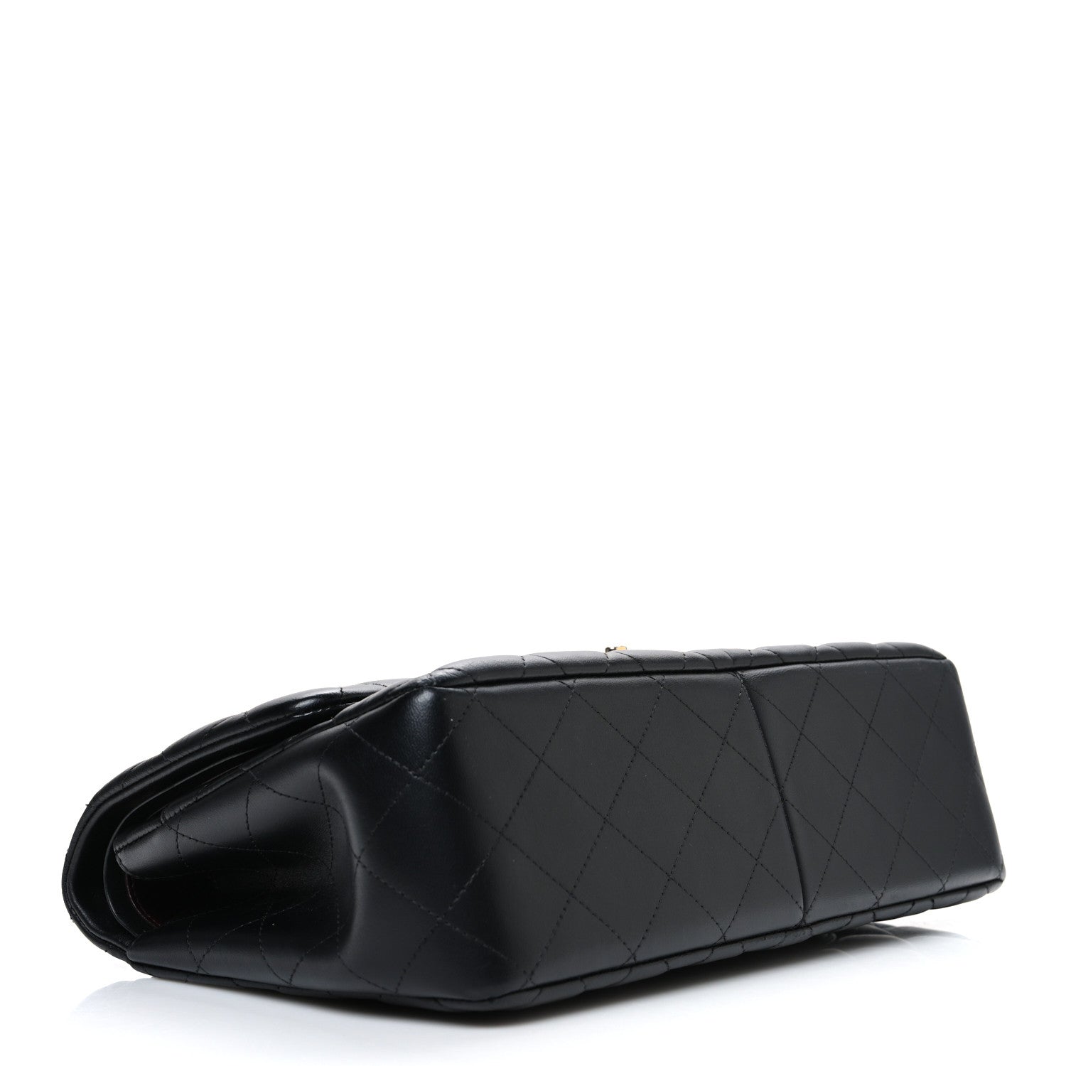 Chanel Lambskin Quilted Jumbo Double Flap Black 4 of 9
