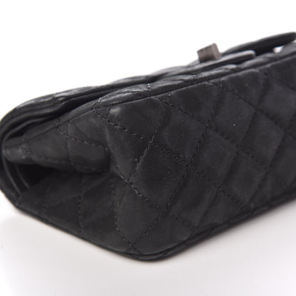 Chanel Iridescent Calfskin Quilted 2.55 Reissue 224 Flap Black 8 of 10