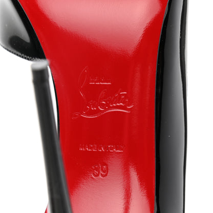 Christian Louboutin Patent Iriza 100 Pumps 39 Black 6 of 7