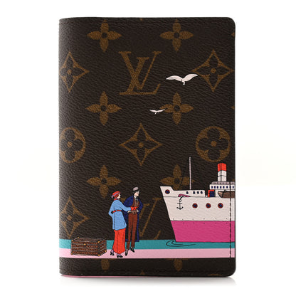 Louis Vuitton Monogram 2016 Christmas Animation Passport Cover Rose Ballerine 1 of 7