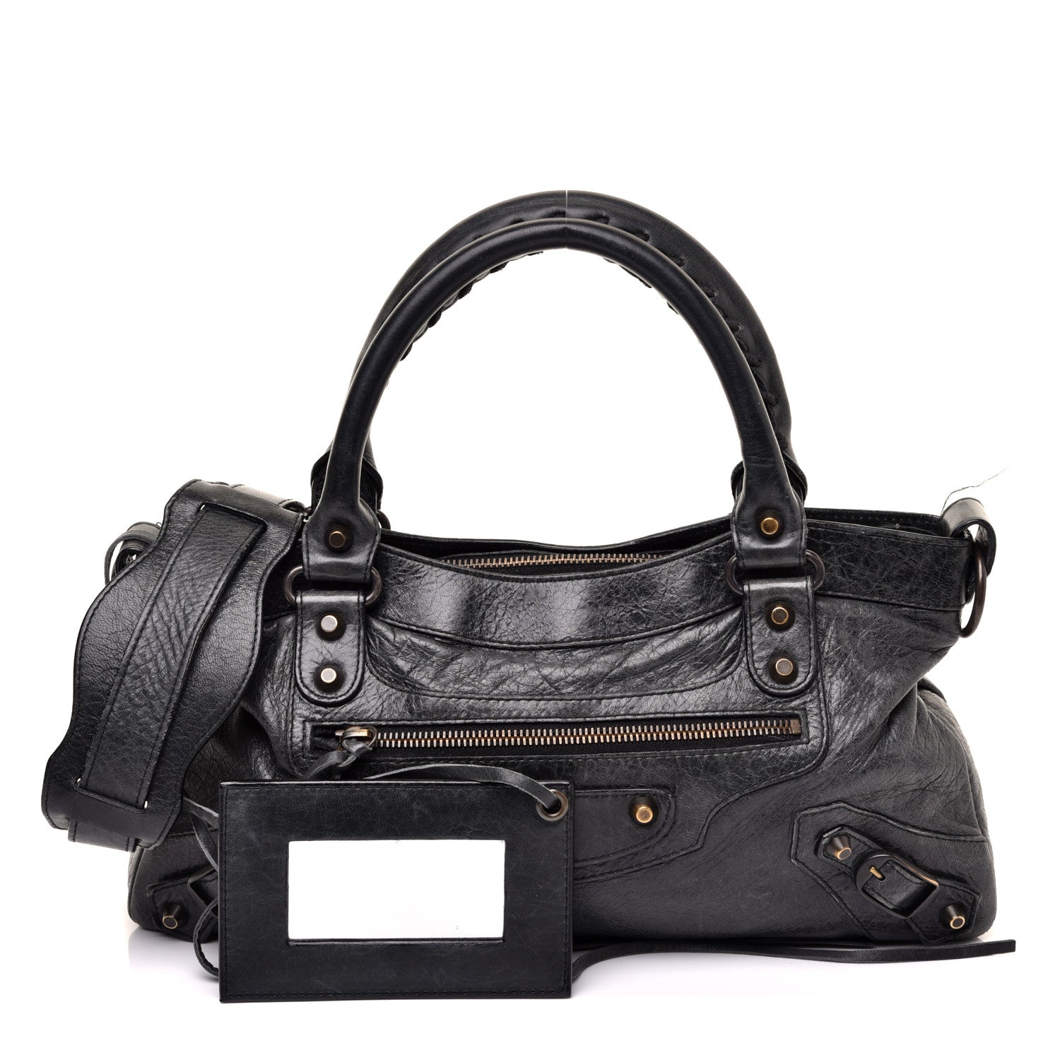 Balenciaga Agneau Classic Hardware First Anthracite 1 of 9