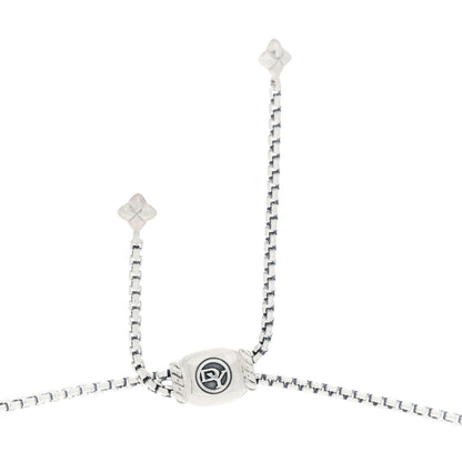 David Yurman Sterling Silver Diamond Blue Topaz Chatelaine Y Necklace 5 of 5