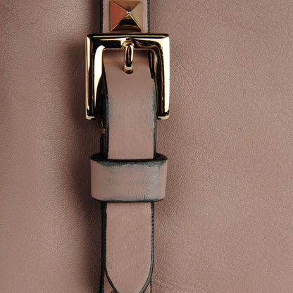 Valentino Garavani Vitello Rockstud Shopper Tote Poudre 8 of 9