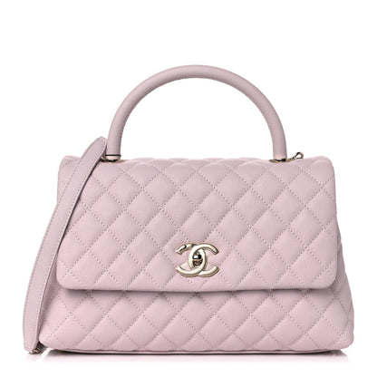 Chanel Caviar Quilted Small Coco Handle Flap Lilas Lilac 1 of 10