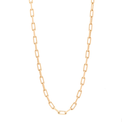 Cartier 18K Yellow Gold SM Santos De Cartier Link Necklace 22" 1 of 5