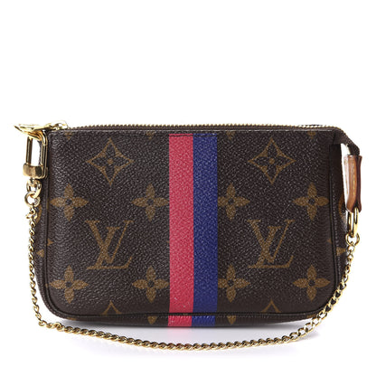 Louis Vuitton Monogram My LV Heritage Mini Pochette Accessories Fuchsia Violet 1 of 8