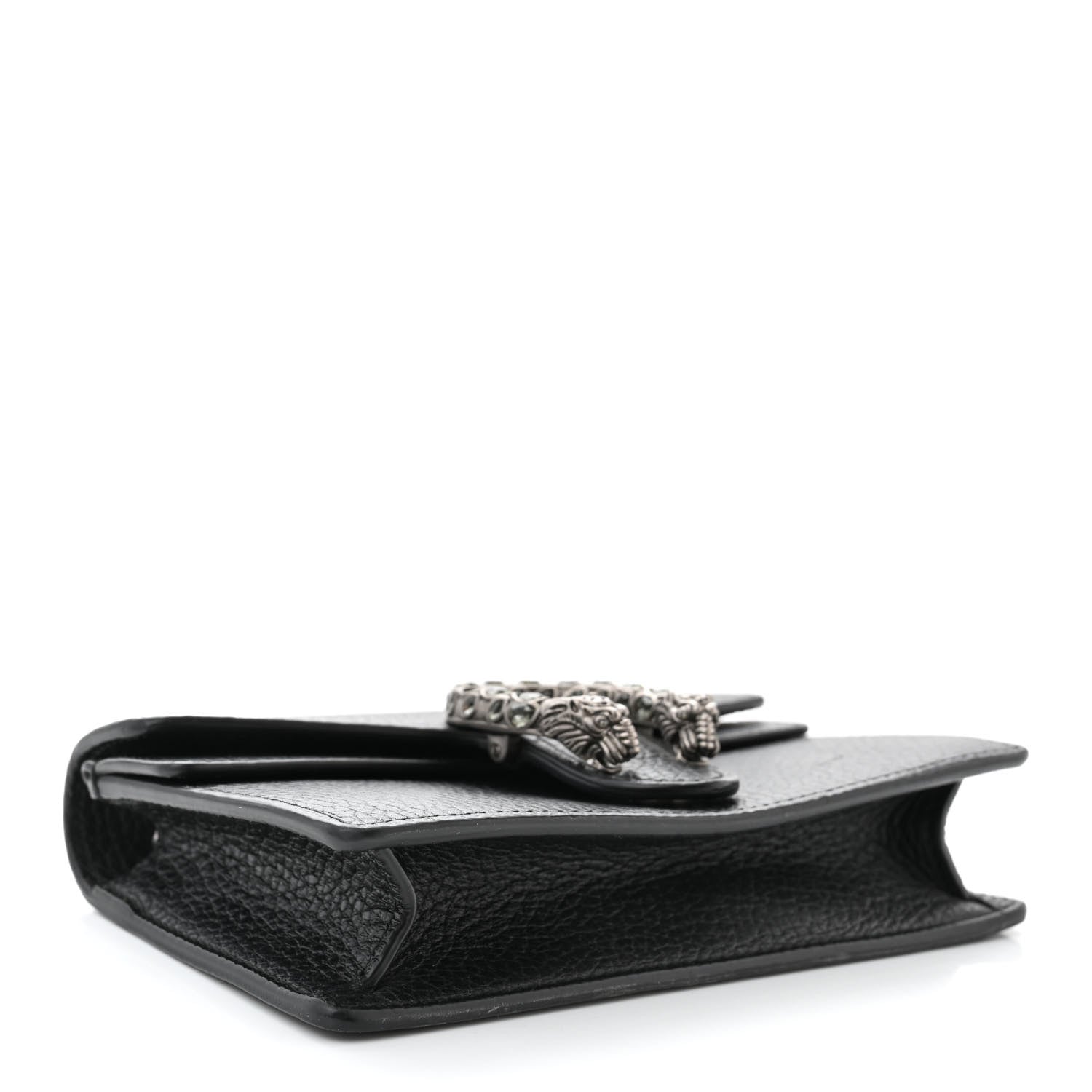 Gucci Calfskin Super Mini Dionysus Shoulder Bag Black 4 of 9