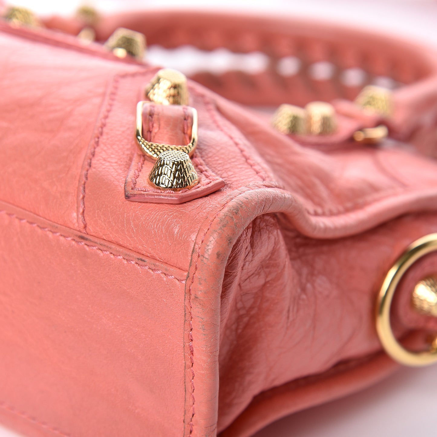 Agneau Giant 12 Gold Hardware Mini City Rose Azalee Rose Jaipur