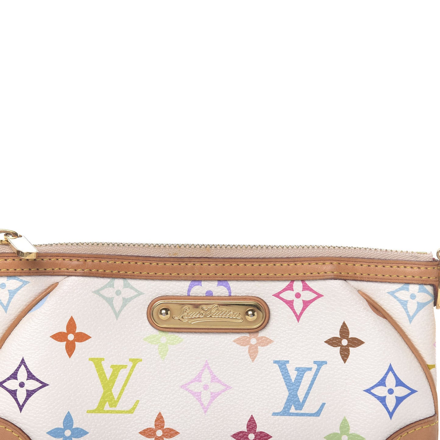 Monogram Multicolor Pochette Milla MM White