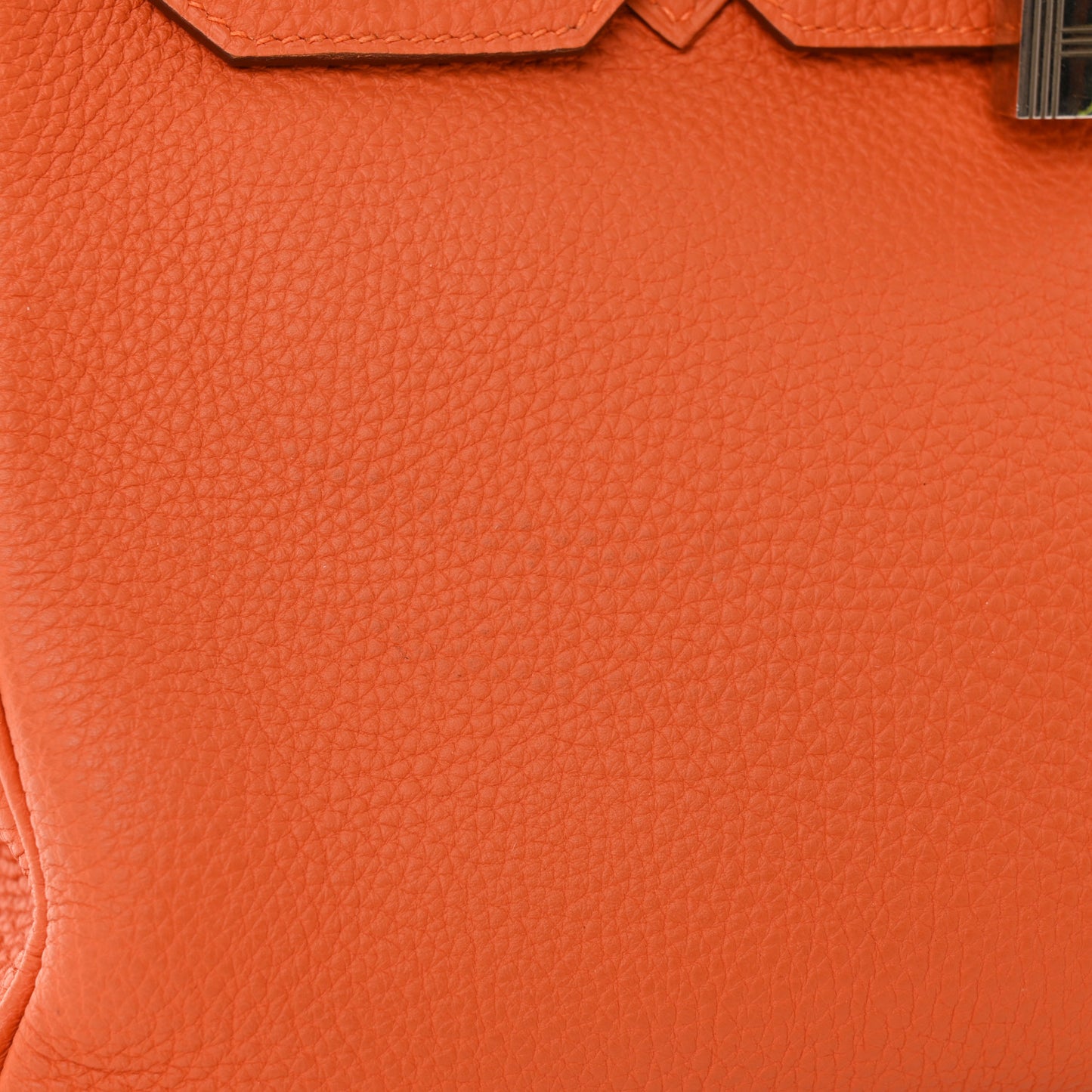 Taurillon Clemence Birkin 30 Orange