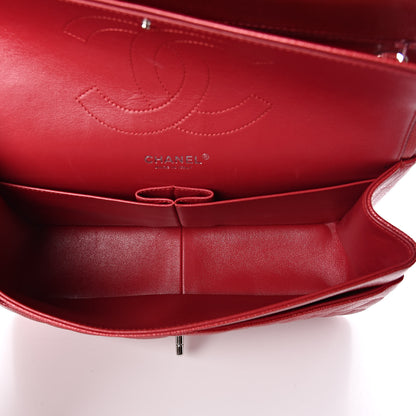 Chanel Caviar Quilted Jumbo Double Flap Red 5 of 11