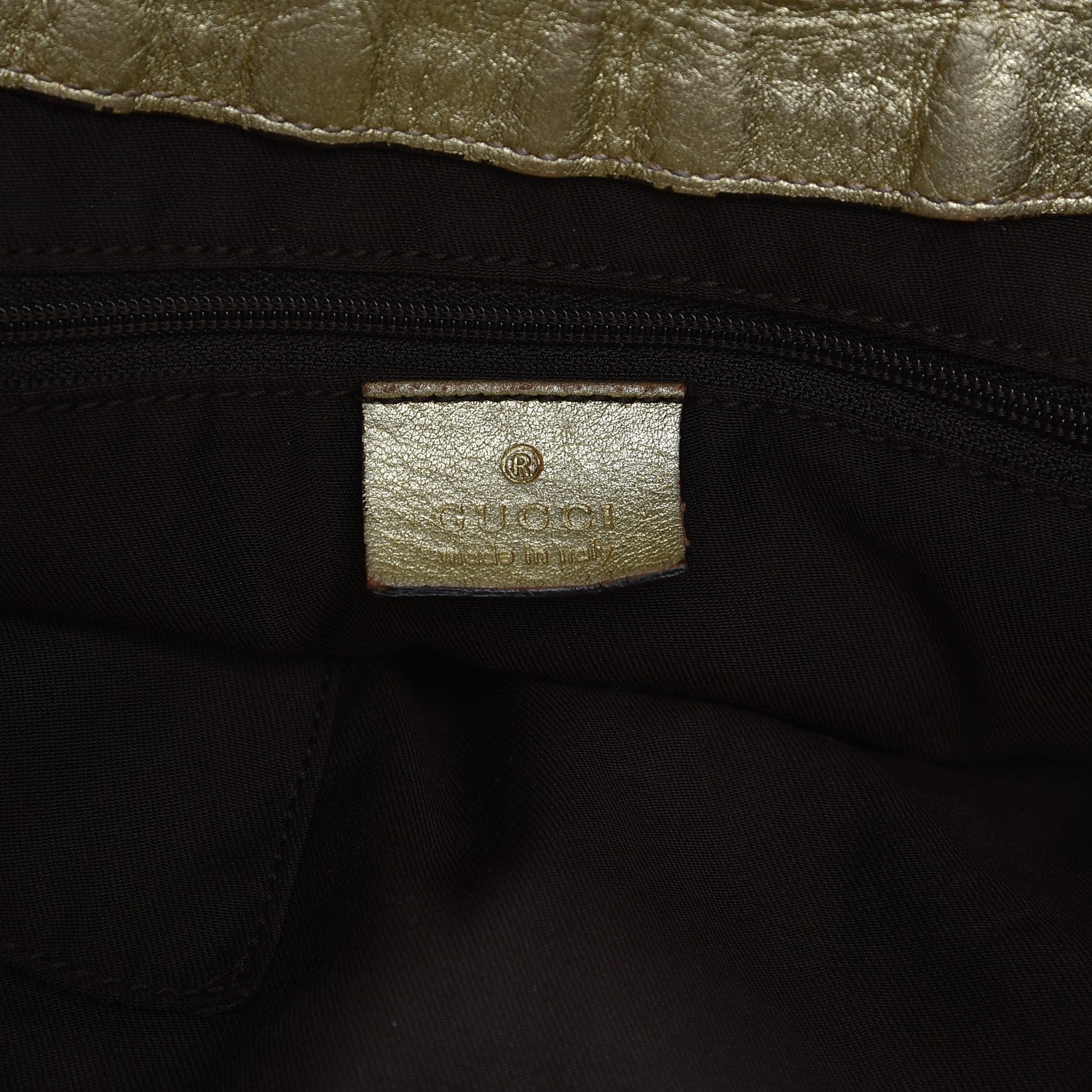 Gucci Monogram Large D Gold Hobo Gold 6 of 13