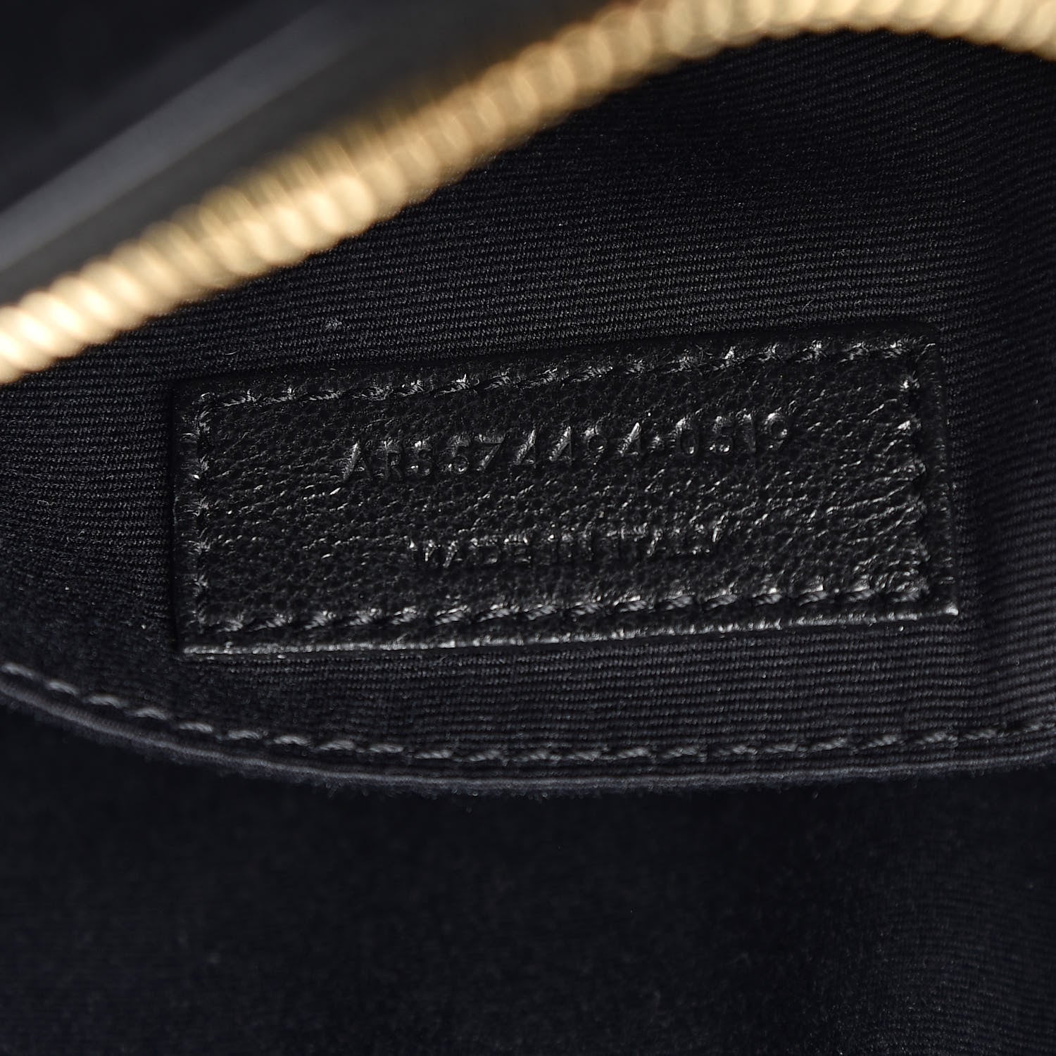 Saint Laurent Calfskin Matelasse Monogram Lou Camera Bag Black 7 of 11