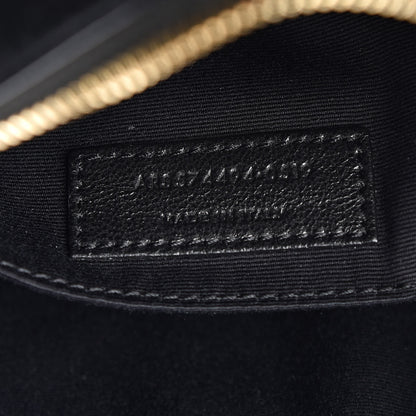 Saint Laurent Calfskin Matelasse Monogram Lou Camera Bag Black 7 of 11
