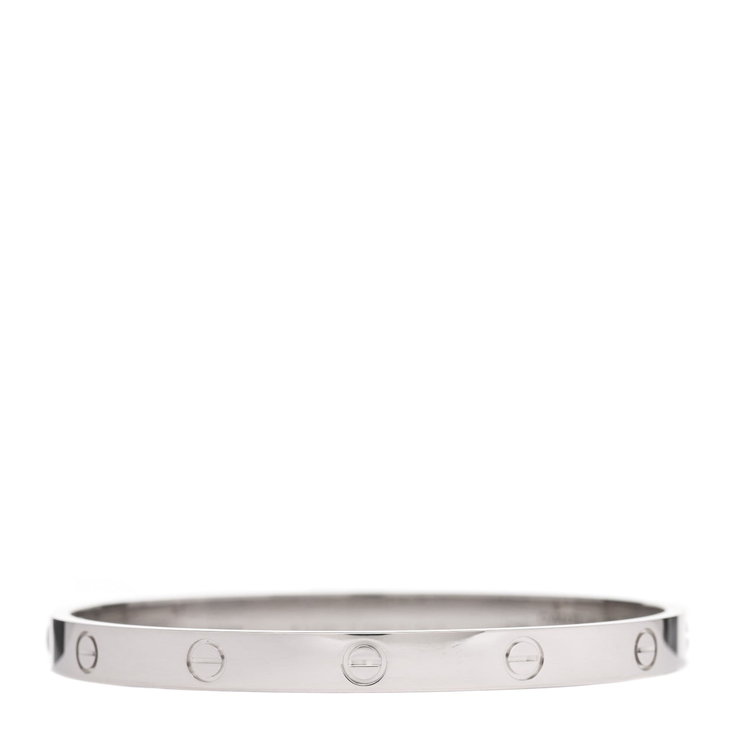 18K White Gold LOVE Bracelet 19