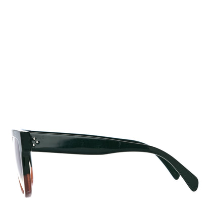 Celine Shadow Sunglasses CL 41026/S Green Brown 2 of 9