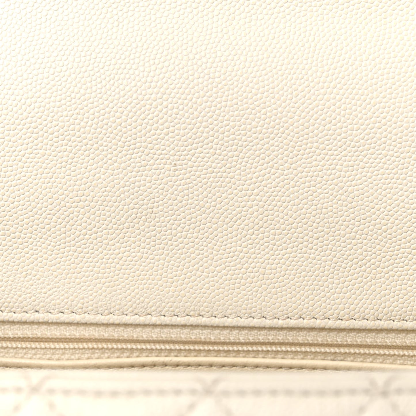 Caviar Lizard Quilted Small Coco Handle Flap Ivory