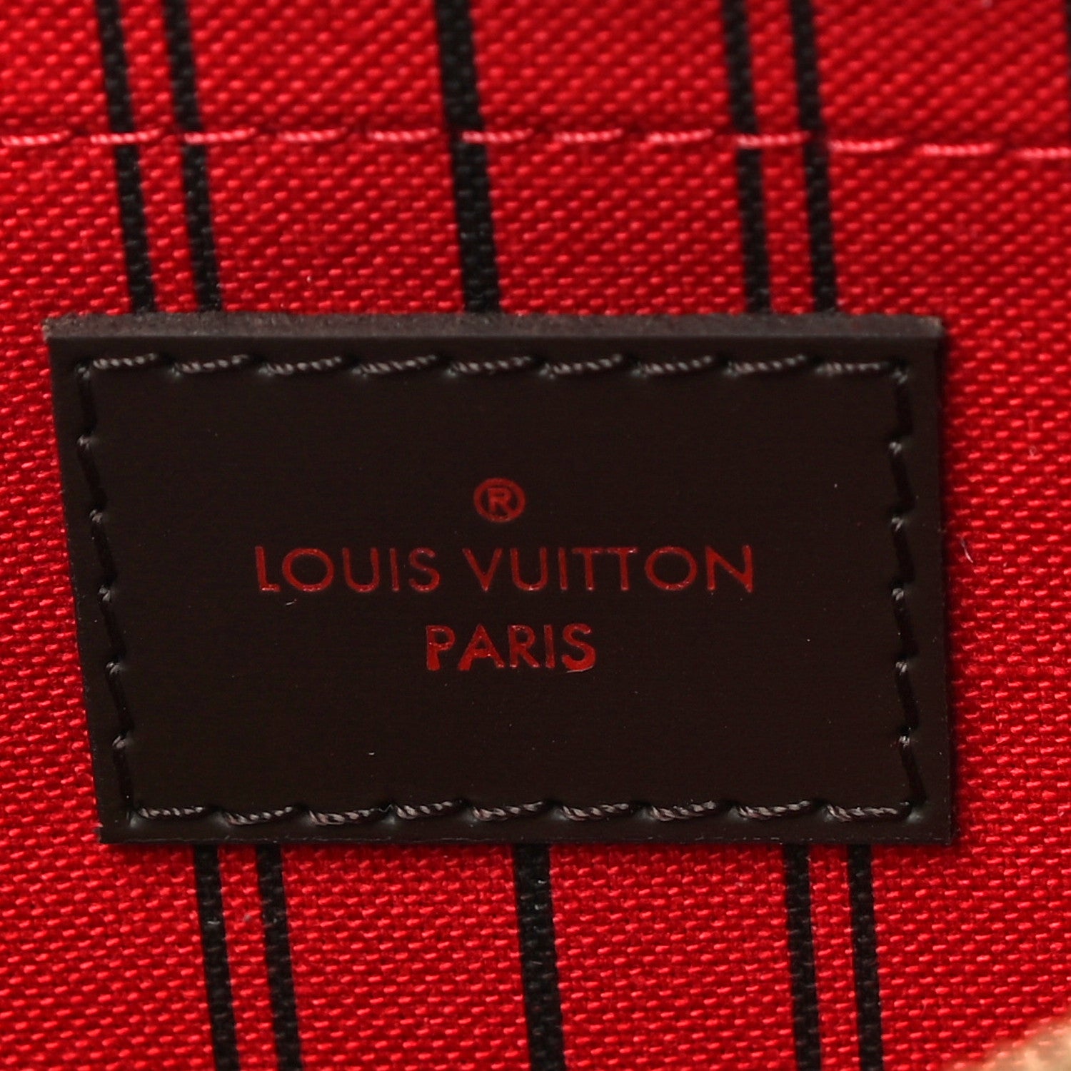 Louis Vuitton Damier Ebene Neverfull MM GM Pochette 5 of 8