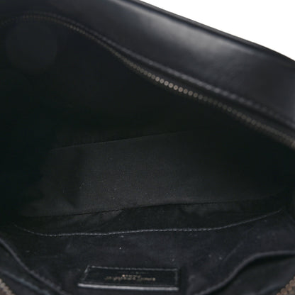 Saint Laurent Calfskin Matelasse Monogram Lou Camera Bag Black 5 of 10
