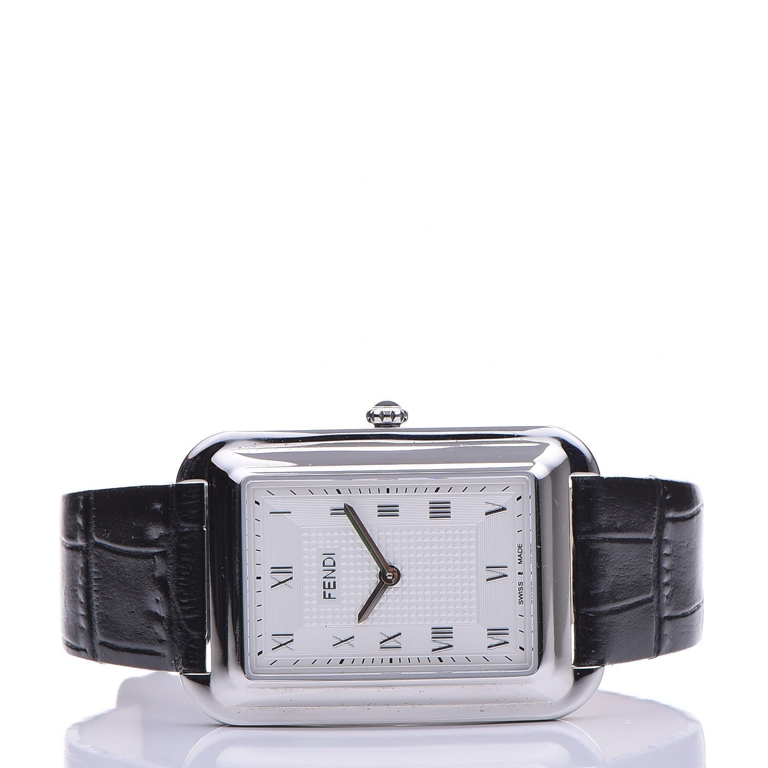 Fendi Stainless Steel Alligator 31mm Classico Quartz Watch 2 of 8