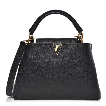 Louis Vuitton Taurillon Capucines BB Black 1 of 6
