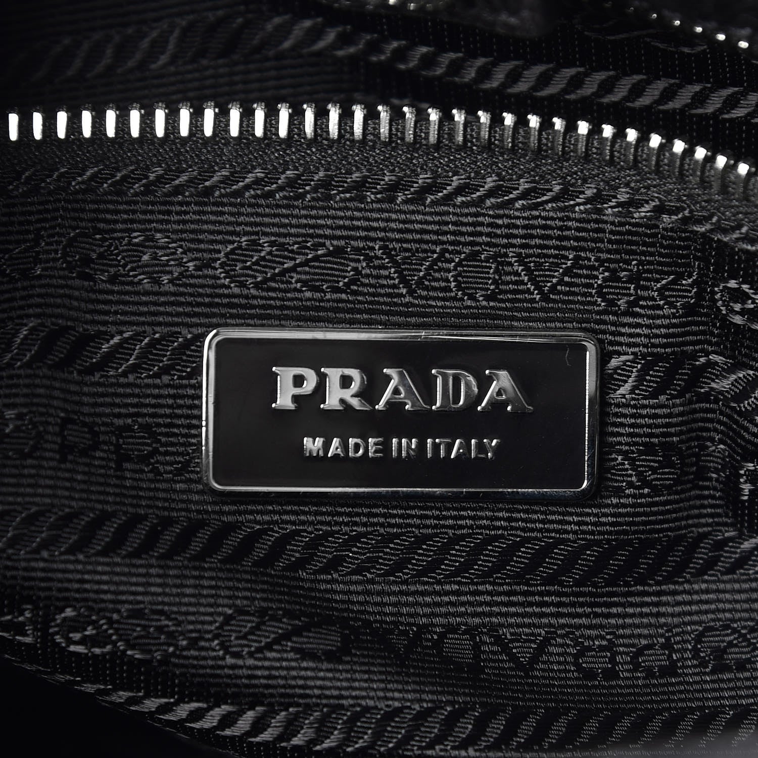 Prada Vitello Daino Shoulder Flap Bag Black 6 of 10