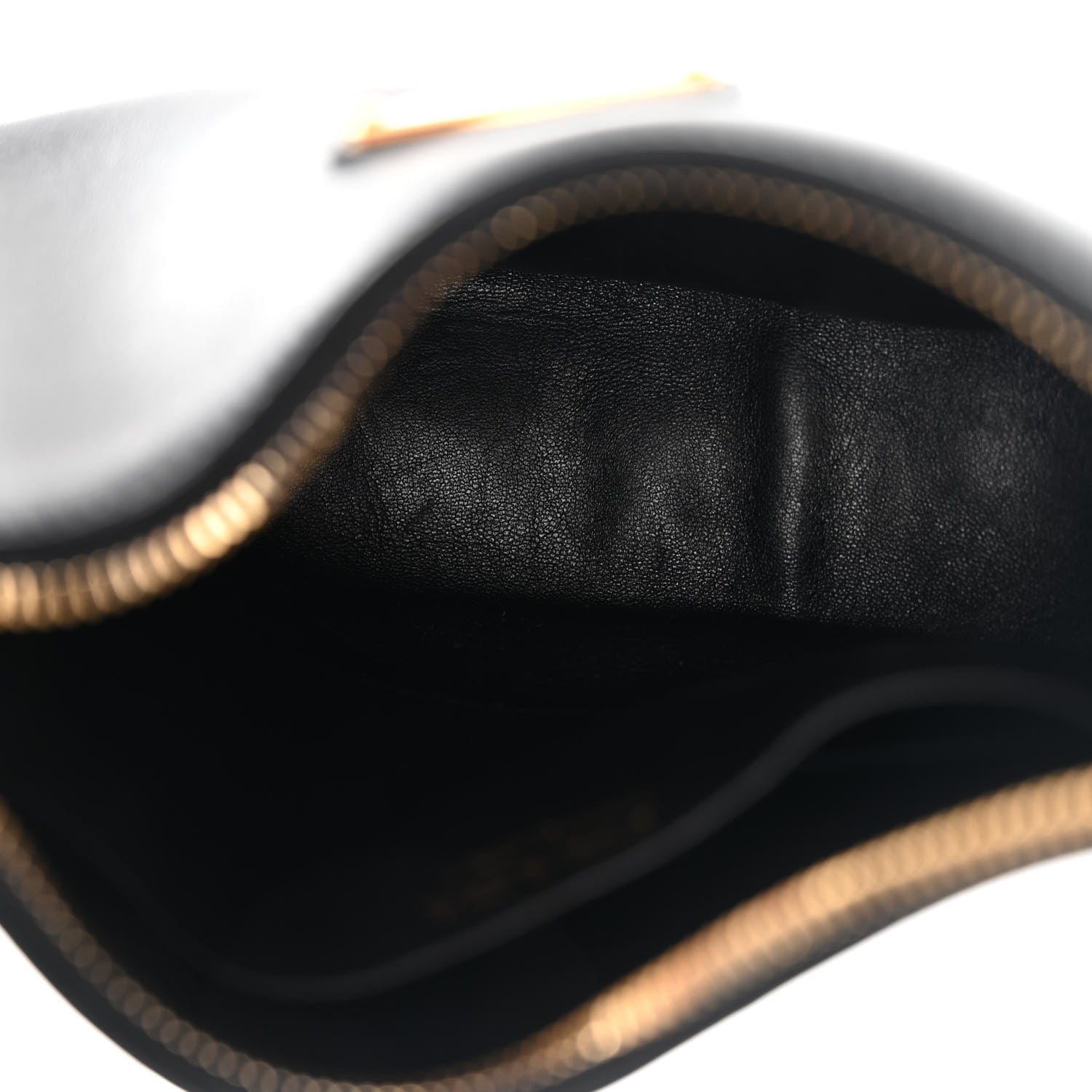 Prada Soft Calfskin Arque Shoulder Bag Black 5 of 11