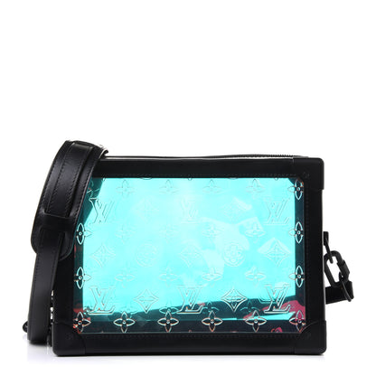 Louis Vuitton Calfskin PVC Monogram Solar Ray Soft Trunk Iridescent Prism Black 1 of 9