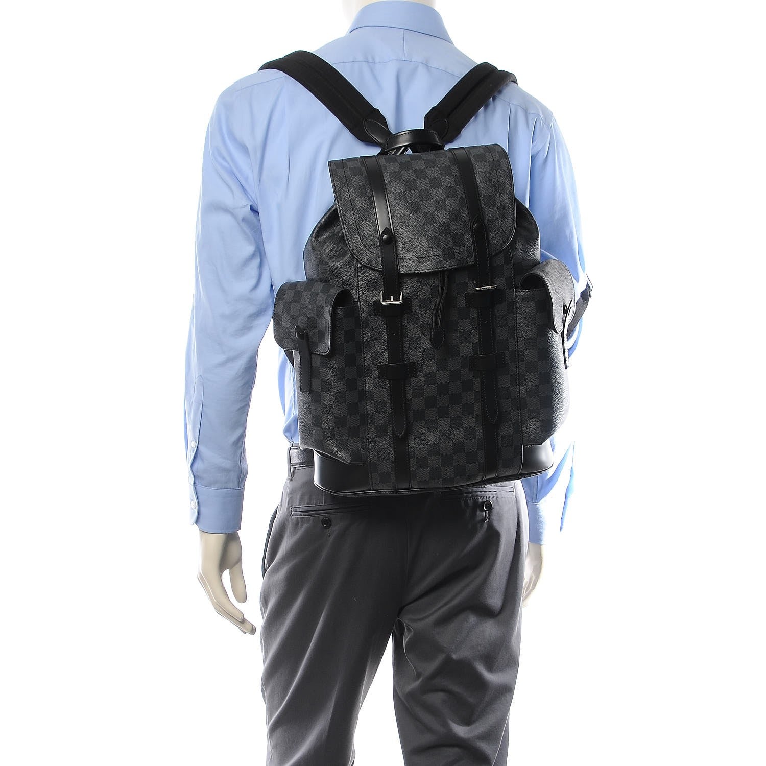 Louis Vuitton Damier Graphite Christopher PM Backpack 2 of 7