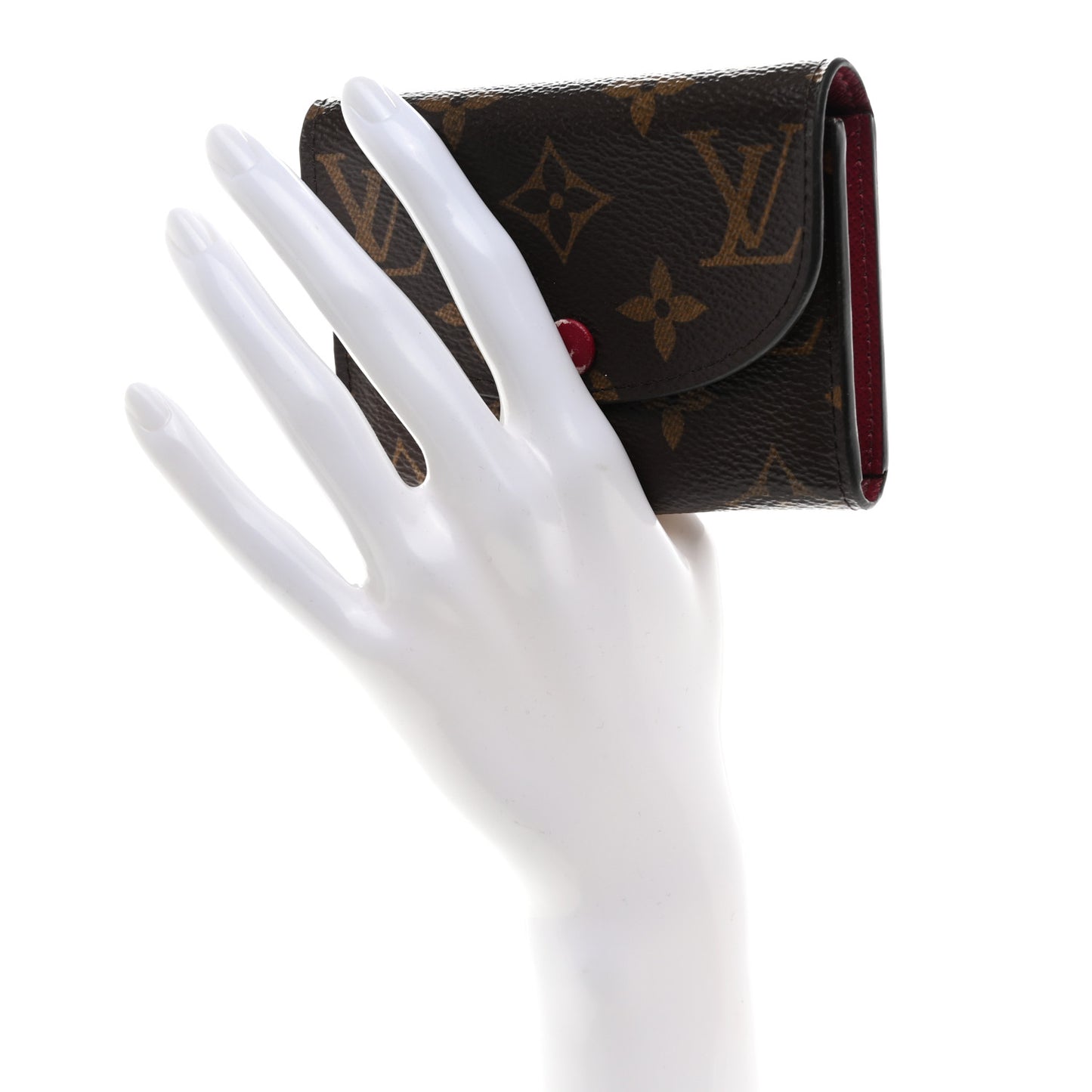 Monogram Rosalie Coin Purse Fuchsia