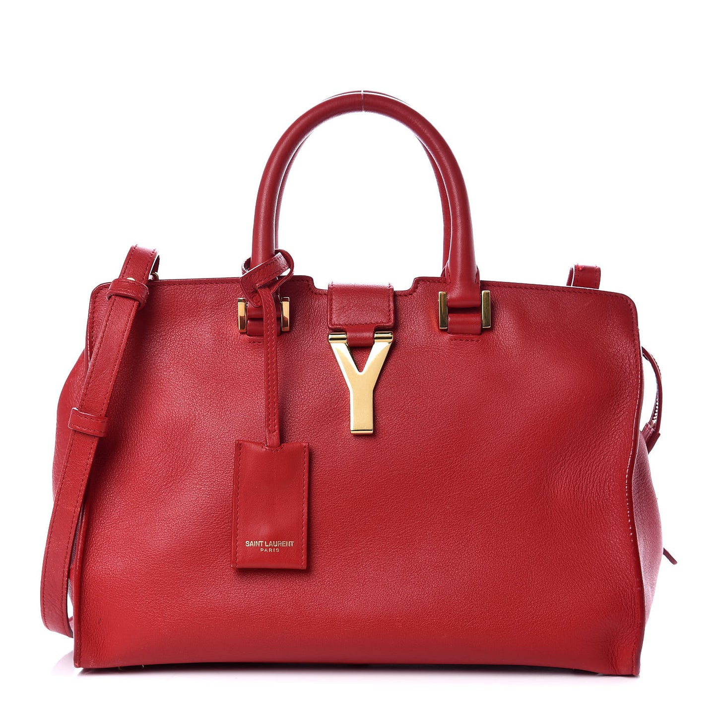 Calfskin Small Classic Y Cabas Rouge Orient