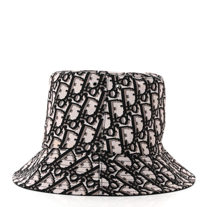 Christian Dior Oblique Reversible Teddy-D Brim Bucket Hat Black 5 of 11