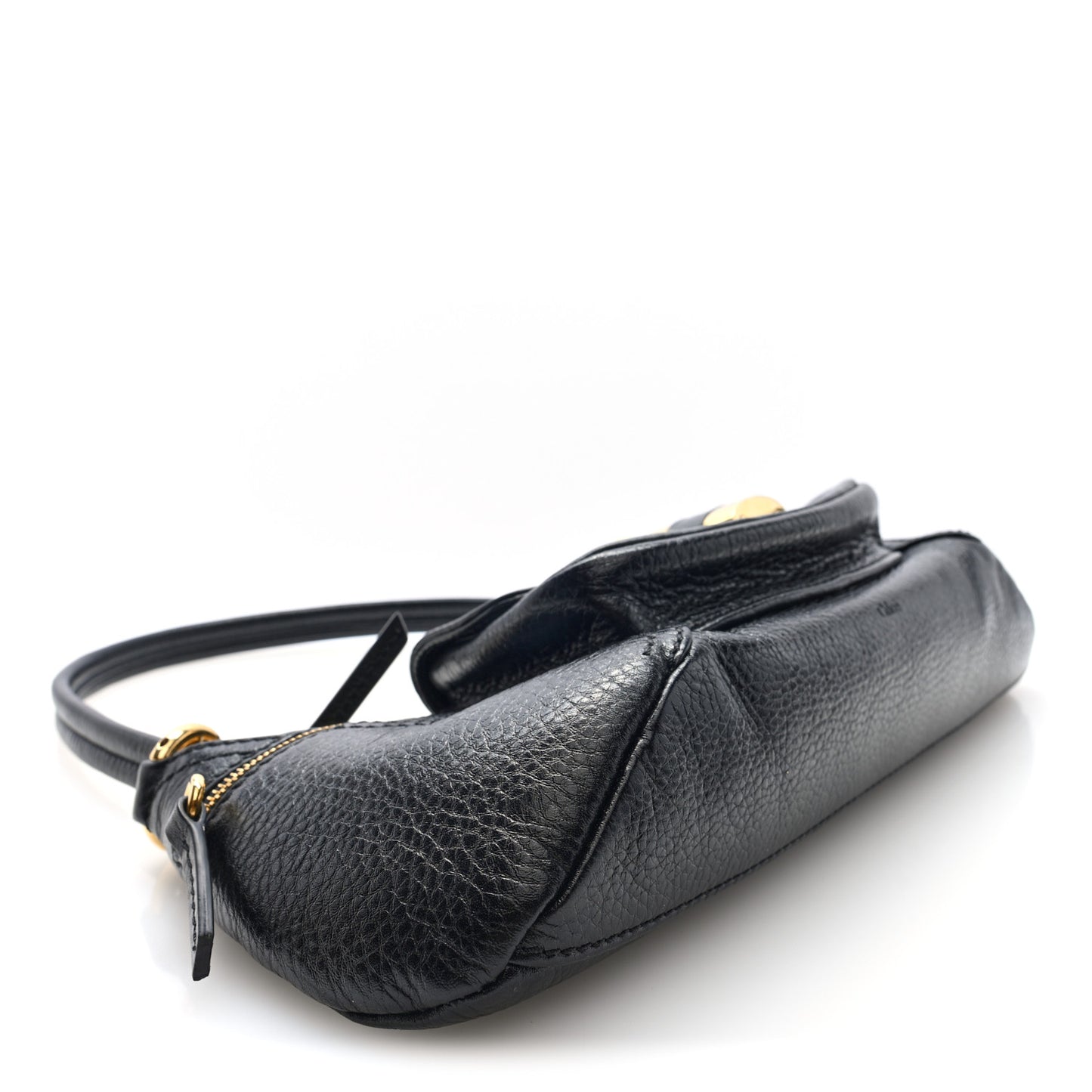 Grained Calfskin The 99 Shoulder Bag Black