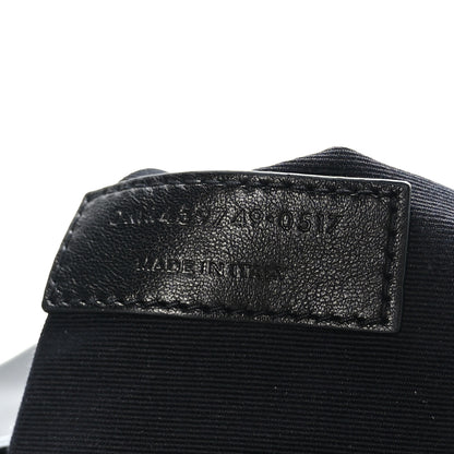 Saint Laurent Calfskin Y Quilted Monogram Medium Loulou Chain Satchel Black 7 of 9