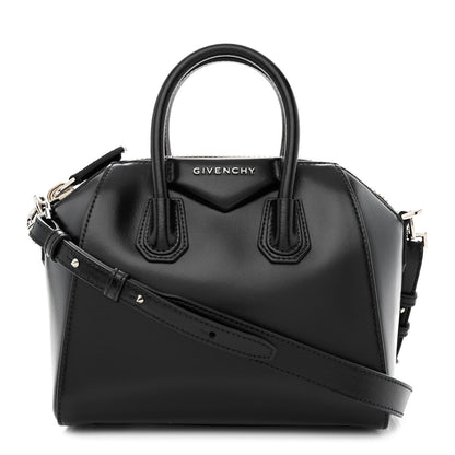 Givenchy Shiny Lord Calfskin Mini Antigona Black 1 of 11