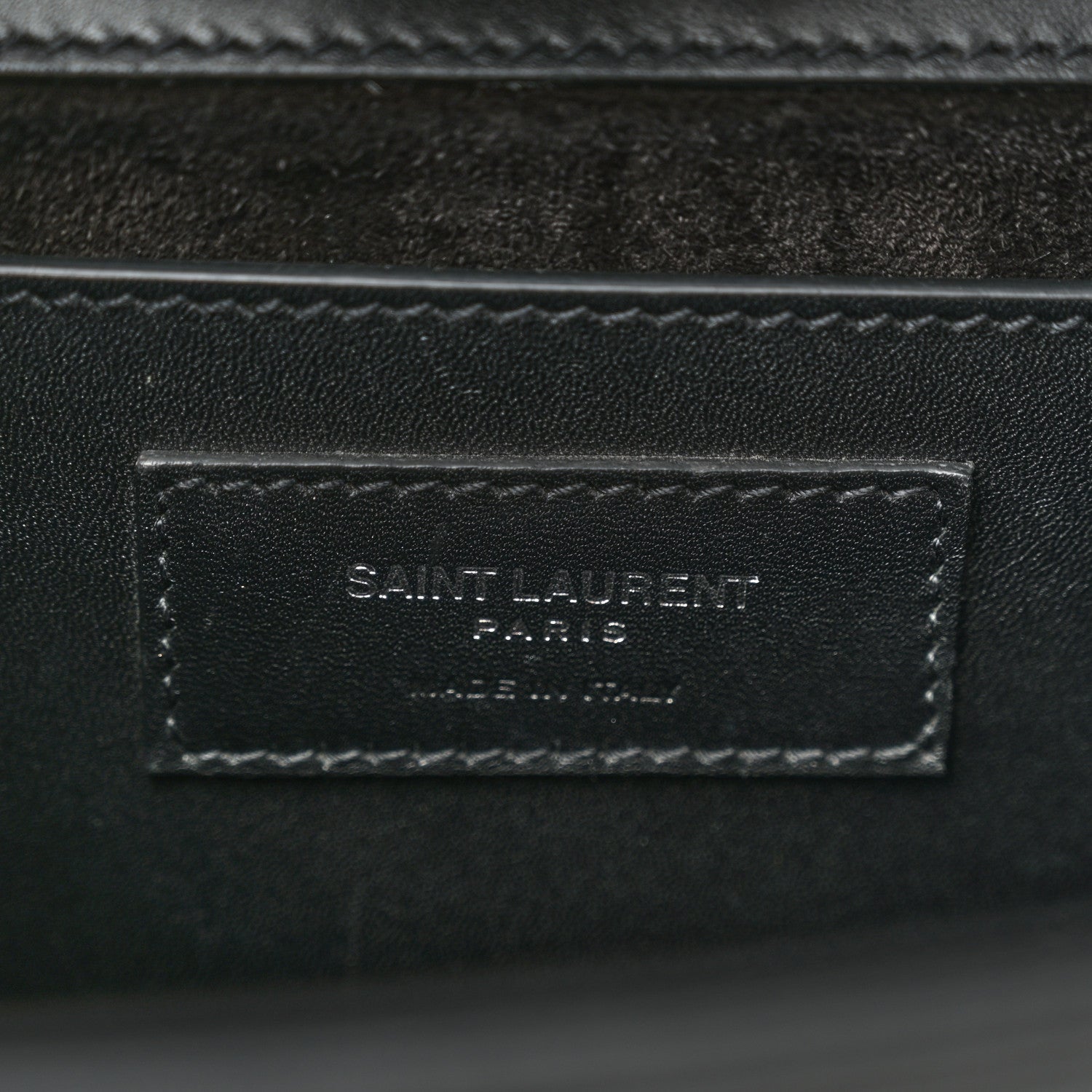 Saint Laurent Smooth Calfskin Medium Classic Monogram Kate Tassel Satchel Black 6 of 10