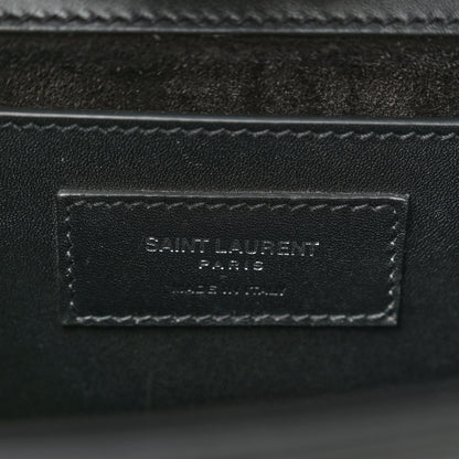 Saint Laurent Smooth Calfskin Medium Classic Monogram Kate Tassel Satchel Black 6 of 10