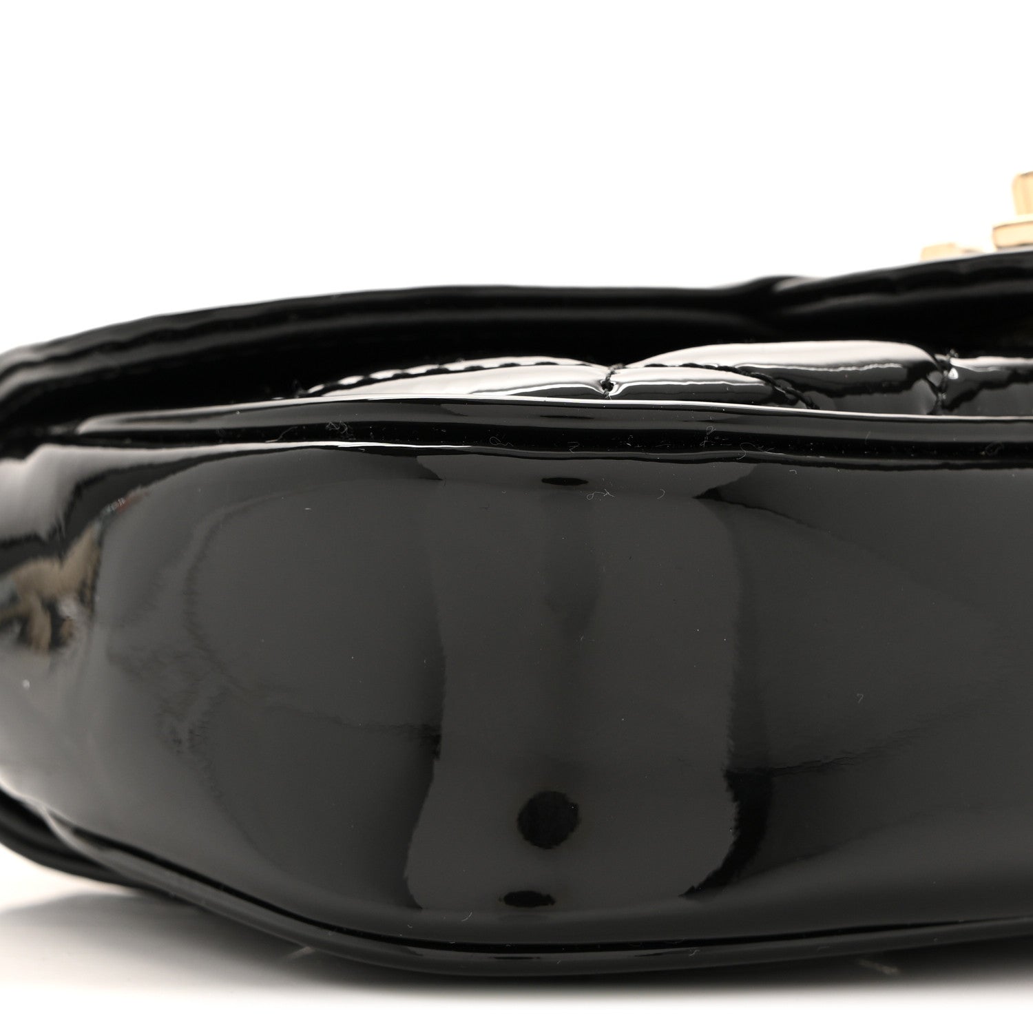 Chanel Patent Calfskin Quilted Mini Clutch Black 9 of 10