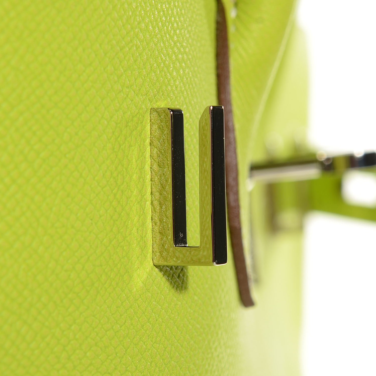 Hermes Epsom Candy Birkin 35 Kiwi Lichen 23 of 27