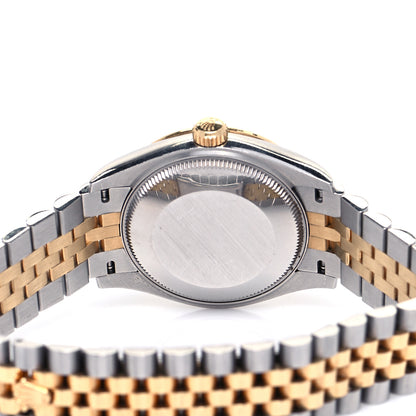 Rolex Stainless Steel 18K Yellow Gold Diamond Mother of Pearl 31mm Oyster Perpetual Datejust Watch 278273 4 of 5