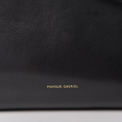 Mansur Gavriel Calfskin Shopping Tote Black Blu 12 of 13