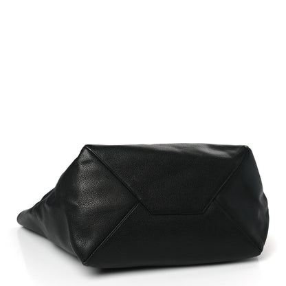 Celine Soft Grained Calfskin Small Belt Cabas Phantom Black 4 of 12