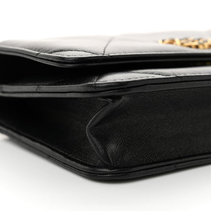Chanel Lambskin Quilted Chanel 19 Wallet On Chain WOC Black 10 of 13